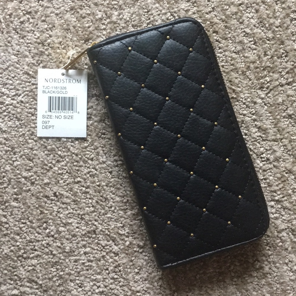 Nordstrom’s Black and Gold Wallet